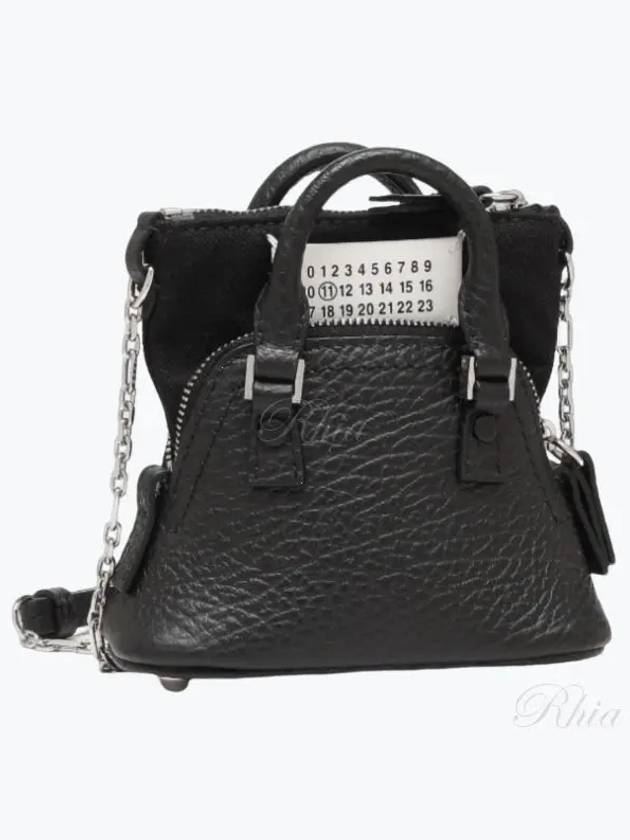 5AC Classic Baby Shoulder Bag Pale Black - MAISON MARGIELA - BALAAN 2