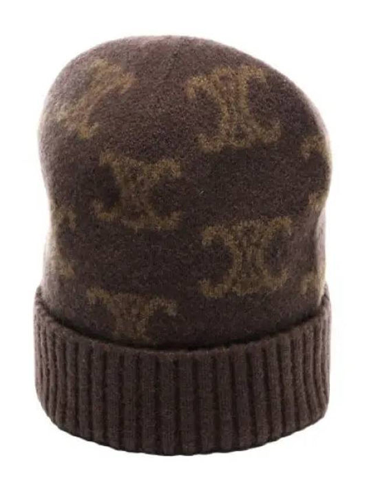 monogram wool beanie - CELINE - BALAAN 1