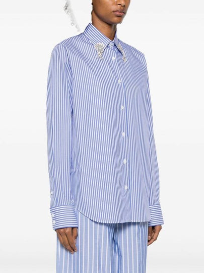 Prada Shirt With Crystals Embellishments - PRADA - BALAAN 2