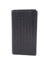 Women s Bottega Veneta 316005 Black Intrecciato Coin Pocket Long Wallet gt Gangbuk used luxury goods - BOTTEGA VENETA - BALAAN 1