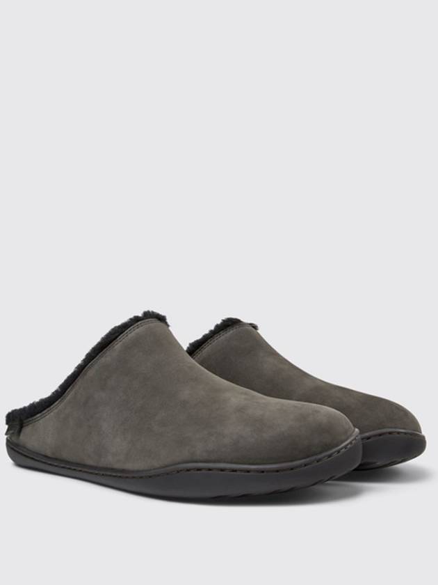 Peu Nubuck Slippers Dark Grey - CAMPER - BALAAN 3