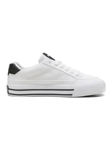 Court Classic Vulc FS Low Top Sneakers White Black - PUMA - BALAAN 1