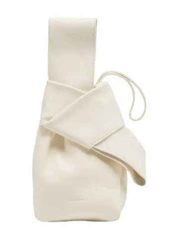 Bow Pouch Bag Off White - JIL SANDER - BALAAN 1