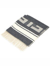 Cotton Beach Muffler Blue - FENDI - BALAAN 3