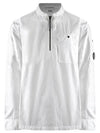 Lens Detail Ripstop Quarter Zipper Long Sleeve Shirt White - CP COMPANY - BALAAN 2