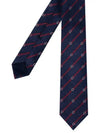 Interlocking Tie 660045 4E002 4174 Navy Red - GUCCI - BALAAN 3