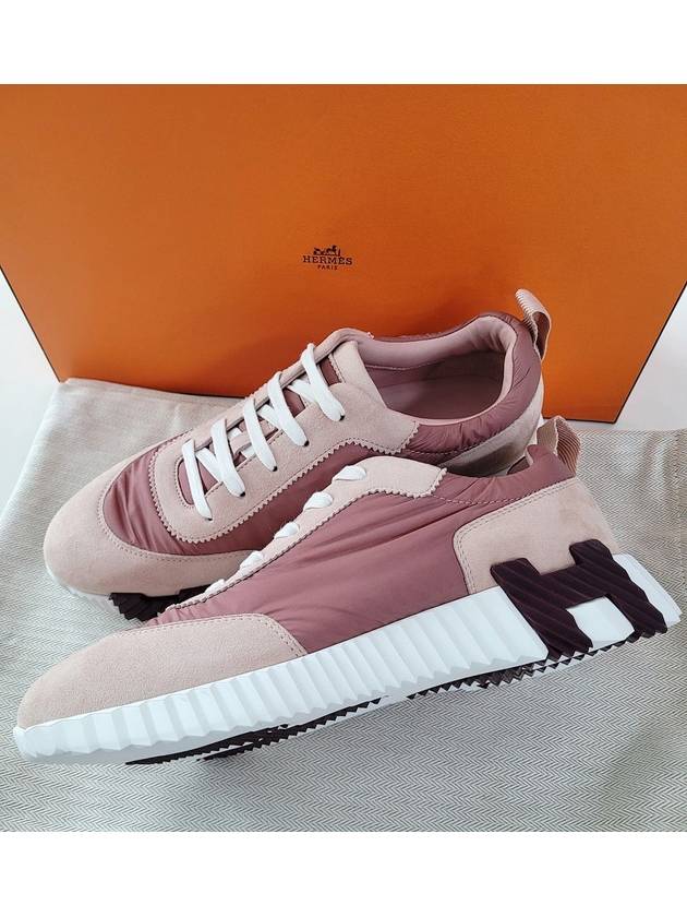 Bouncing Parachute Fabric Low Top Sneakers Rose - HERMES - BALAAN 2