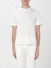 Cotton Short Sleeve T-Shirt Ivory - BRUNELLO CUCINELLI - BALAAN 2