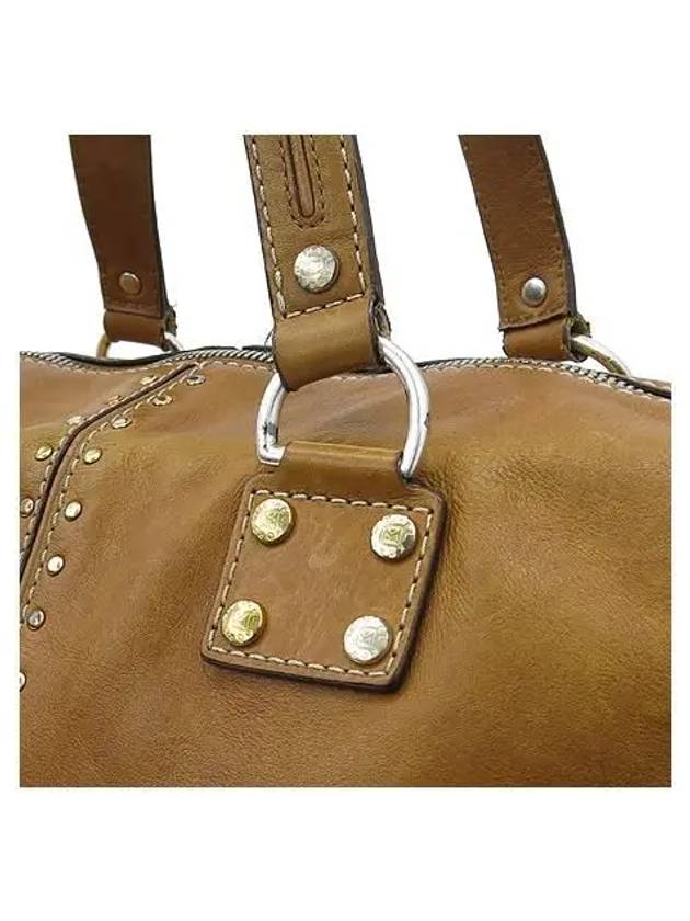 Brown leather tote bag - MICHAEL KORS - BALAAN 3