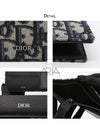 Compact Wallet Beige & Black  Oblique Jacquard - DIOR - BALAAN 10