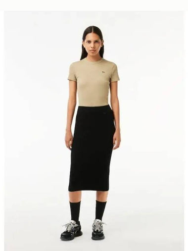 Women s Rib Tissue Sweater Skirt JF0622 53N 031 Domestic Product GQ2N23102318565 - LACOSTE - BALAAN 1