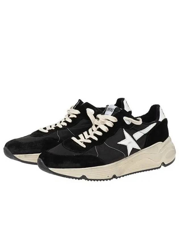 Men's Running Sole Low Top Sneakers Black - GOLDEN GOOSE - BALAAN 2