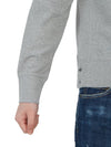 4 Bar Loopback Jersey Sweatshirt Light Grey - THOM BROWNE - BALAAN 11