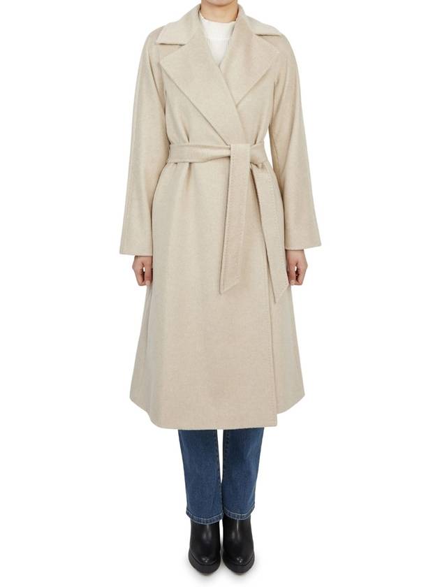 Umido Cashmere Single Coat Ivory - MAX MARA - BALAAN 2