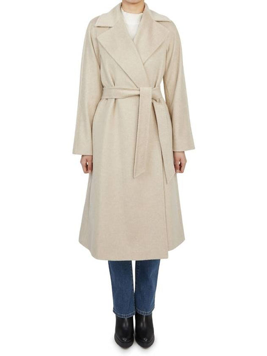 Umido Cashmere Single Coat Ivory - MAX MARA - BALAAN 2