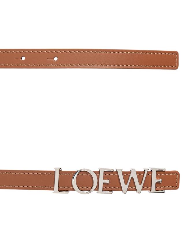 Loewe Leather Belt, Women's, Brown - LOEWE - BALAAN 4