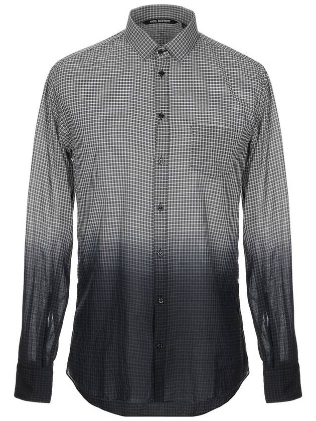 gradation check shirt - NEIL BARRETT - BALAAN 4