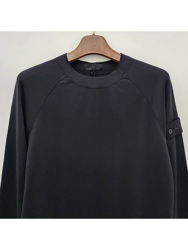 Compass Badge Sweatshirt Black - STONE ISLAND - BALAAN 4