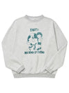 223 08WUSH018 Upcycle Earth Print Women's Sweatshirt - RE/DONE - BALAAN 5