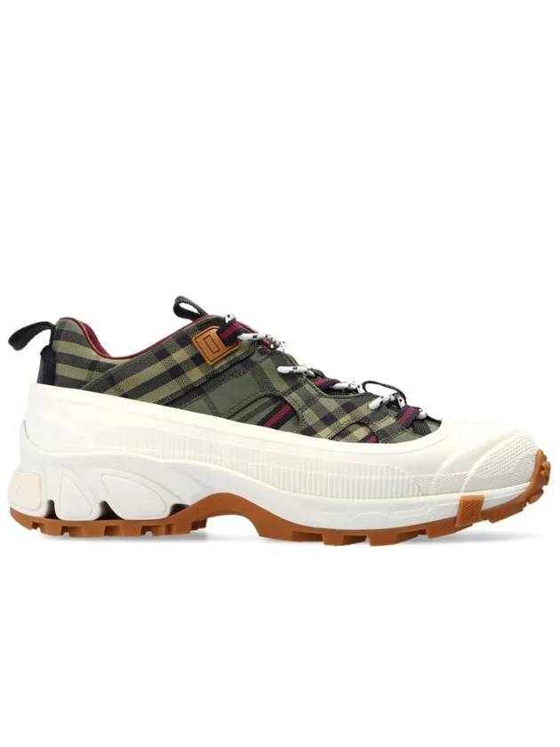 Arthur Vintage Check Sneakers Green - BURBERRY - BALAAN 3