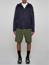 Etiache Rain Hooded Zip Up Blue - MONCLER - BALAAN 7