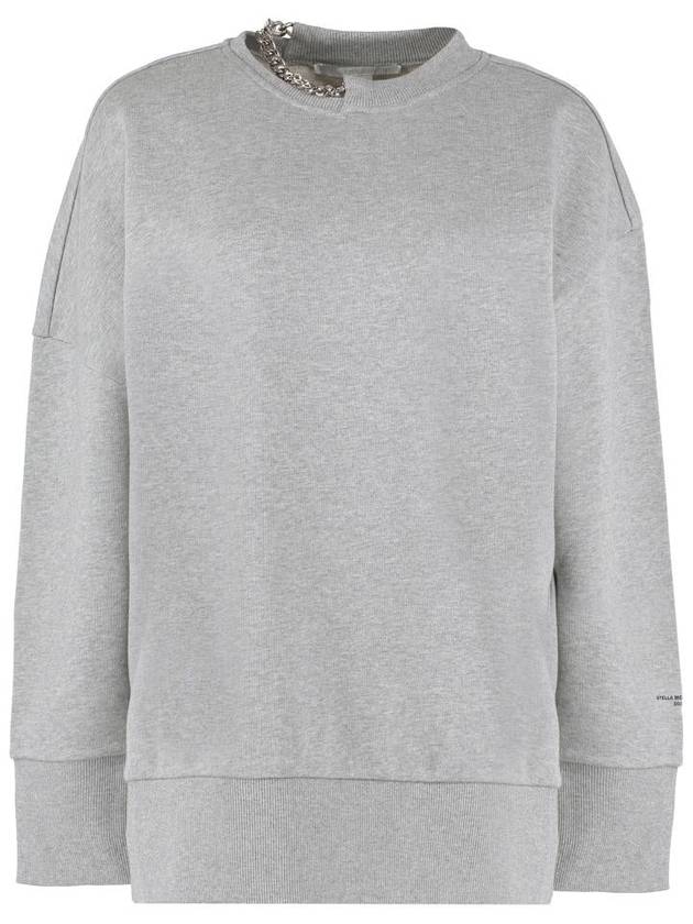 Farabella CURB Chain Sweatshirt 6J00483SPW73 1264 B0111007762 - STELLA MCCARTNEY - BALAAN 2