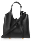 T Timeless Leather Shopping Mini Tote Bag Black - TOD'S - BALAAN 4