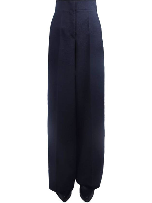 Primavera  Women's Cervo Virgin Wool Pants Ultramarine CERVO 001 - MAX MARA - BALAAN 1