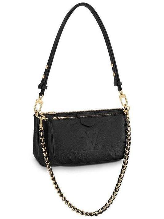 Pochette Axesua Cross Bag Black - LOUIS VUITTON - BALAAN.