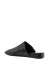 Debossed Logo Leather Mule Black - BALENCIAGA - BALAAN 4