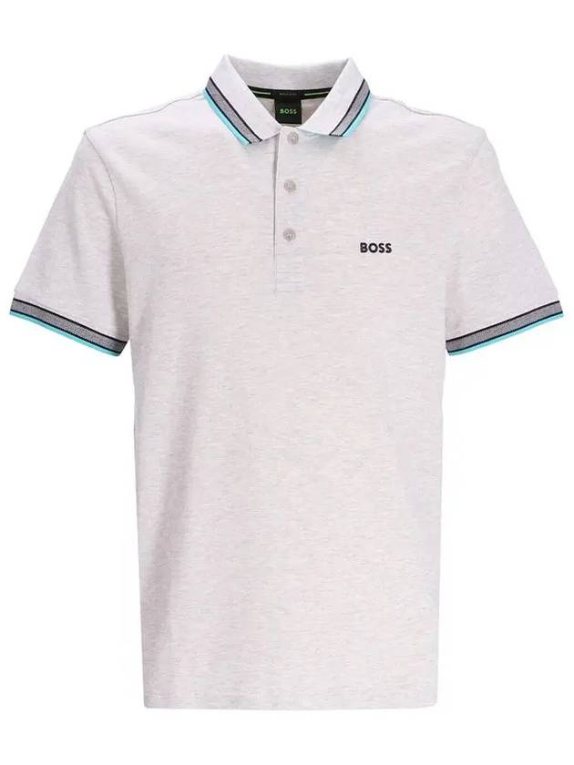 Paddy Cotton Short Sleeve Polo Shirt White - HUGO BOSS - BALAAN 2