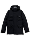 Kids Waffen Patch Down Padded Jacket Black 771640234 V0029 - STONE ISLAND - BALAAN 2