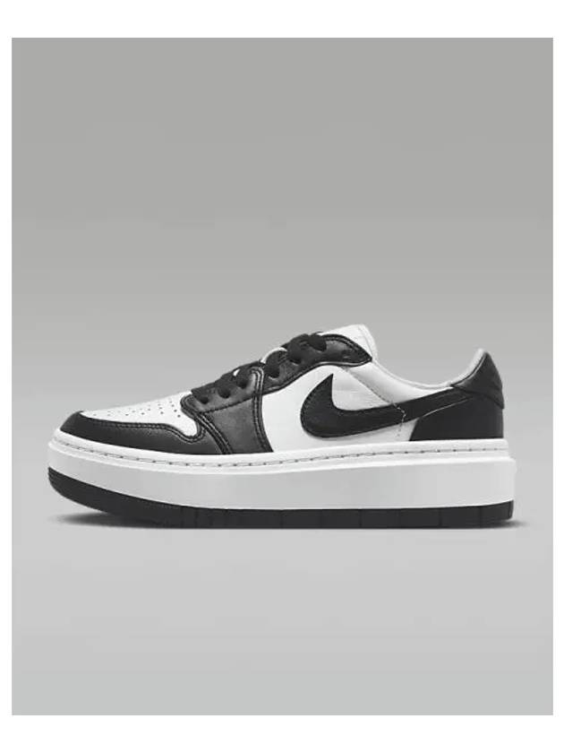 Jordan 1 Elevate Low Top Sneakers Black White - NIKE - BALAAN 2