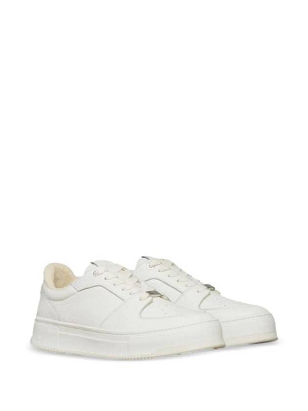 New Lace-Up Arcade Low-Top Sneakers White - AMI - BALAAN 3