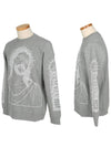 7365 653 051 Jesus Illusion Gray Sweatshirt - GIVENCHY - BALAAN 1