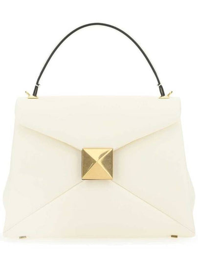 one-stud nappa chain shoulder bag ivory - VALENTINO - BALAAN 2