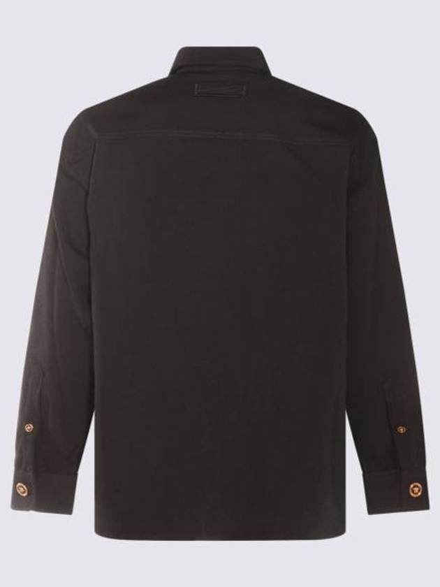 Men's Wool Blouson Jacket Black - VERSACE - BALAAN 3