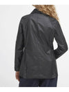 Beadnell Wax Zip-up Jacket Black - BARBOUR - BALAAN 5