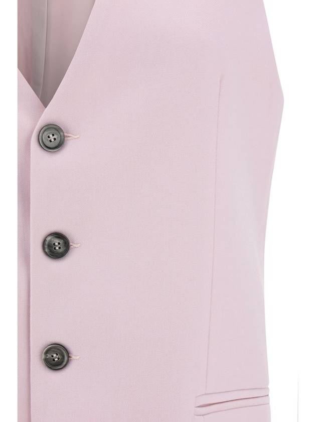 Women s Wool Oversized Fit Suit Jacket Pink - AMI - BALAAN 4