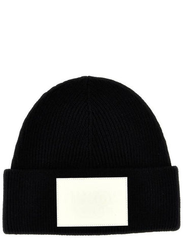 Mm6 Maison Margiela Logo Label Beanie - MAISON MARGIELA - BALAAN 1