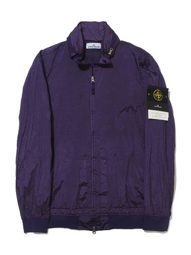 Men's Logo Patch Nylon Metal Zip-up Jacket Ink Blue - STONE ISLAND - BALAAN 1