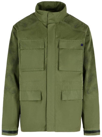 Alpha Industries Green Polyester Jacket - ALPHA INDUSTRIES - BALAAN 1