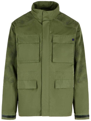 Alpha Industries Green Polyester Jacket - ALPHA INDUSTRIES - BALAAN 1