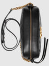 GG Marmont Matelasse Small Chain Shoulder Bag Black - GUCCI - BALAAN 4