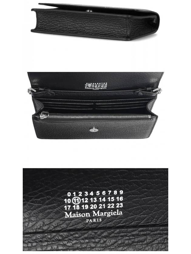 Stitch Large Chain Long Wallet Black - MAISON MARGIELA - BALAAN 6