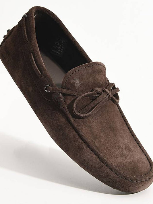 Men's Gommino Suede Driving Shoes Brown - TOD'S - BALAAN 2