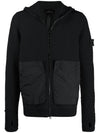 Shadow Wappen Hooded Zip Up Black - STONE ISLAND - BALAAN 2