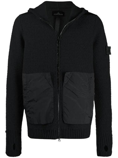 Shadow Wappen Hooded Zip Up Black - STONE ISLAND - BALAAN 2