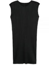 Women's Pleats Short Dress Black - ISSEY MIYAKE - BALAAN 2