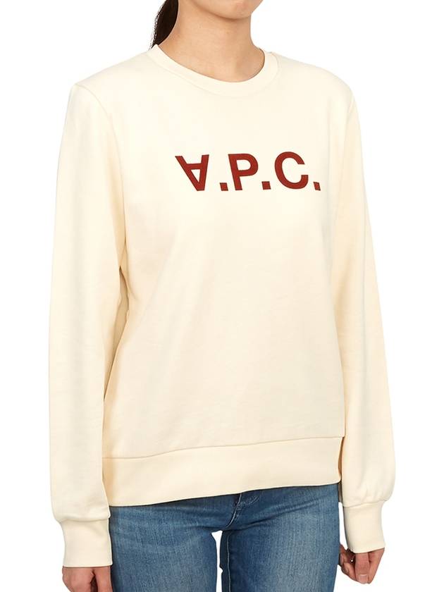 VPC Logo Sweatshirt Offwhite - A.P.C. - BALAAN 6